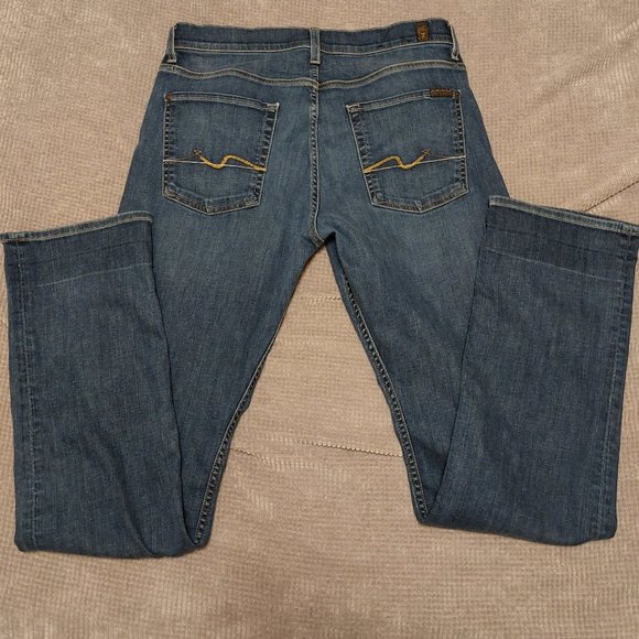 7 For All Mankind-Men's Carsen Fit Jeans Size 33 x 33 - Picture 2 of 5